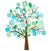 ABC Tree Peel and Stick Giant Wall Decals