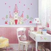 Princess Castle Giant Peel and Stick Mural