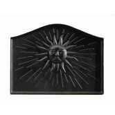 Sun Cast Iron Fire Back