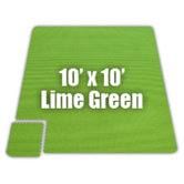 Premium SoftFloors Set in Lime Green