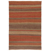 Striped Soumak Jute Canyon Creek Rug