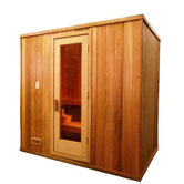 6' x 8' x 7' Prebuilt Sauna