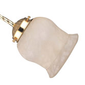 2.25" Neck French Cream Glass Shade for Ceiling Fan Light Kit