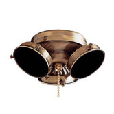 Universal Three Light Ceiling Fan Light Kit
