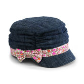 Kids' Denim Rouched Cap