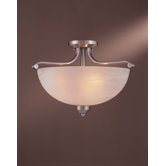 3 Light Paradox Semi Flush Mount