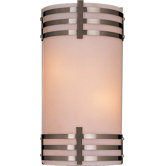 Rectangle Wall Sconce with Brushed Nickel  - Energy Star