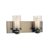 Harvard Court  Vanity Light in Bronze