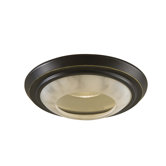 6" Recessed Trim in Dark Restoration Bronze