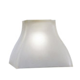 2.25" Neck Etched Angular Glass Shade