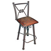 Western Iron Colonial Barstool