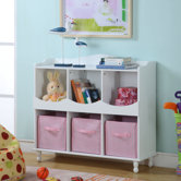 Cubby Storage Cabinet in White