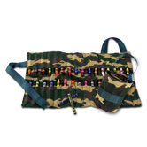 Doodlebugz Crayola Crayon Keeper in Green Camouflage