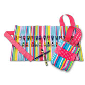 Doodlebugz Crayola Crayon Keeper in Pink Stripe