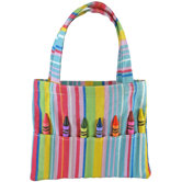 Doodlebugz Crayola Crayon Purse in Pink Stripe