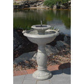 Country Gardens Two Tier Solar on Demand Fountain