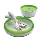 4 Piece Feeding Set in Green