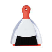 Mini Dust Pan and Brush Set in Orange