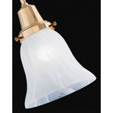 2.25" Vianne Nuage Blanc Satin Glass Shade