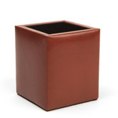 Old Leather Pencil Box in Cognac