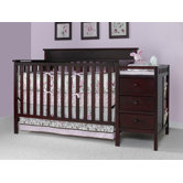 Lauren 4-in-1 Convertible Crib and Changing Table