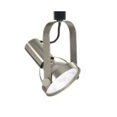 Line Voltage Track Head in Brushed Nickel