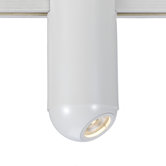 Lightolier Series Galileo LEDme Track Luminaire Flood Lens in Brushed Nickel