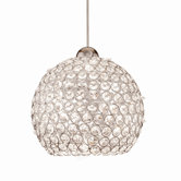 Crystal Roxy LEDme Quick Connect 1 Light Monopoint Pendant