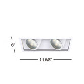 LED Multiple Spot 4" Invisible Trim