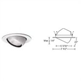 6" Line Voltage Recessed Trim with Adjustable Eyeball and  Optional Housing