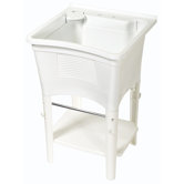 Ergonomic Laundry Tub in White