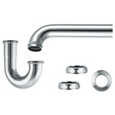 1.5" Chrome P-Trap