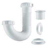 Plastic Flexible Female J-Bend