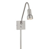 Save Your Marriage One Light Low Voltage Wall Lamp in Brushed Nickel