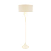 Two Light Floor Lamp in Ivory