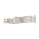 Three Light Bath Vanity in Chrome