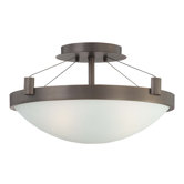 10.25" 3 Light Semi Flush Mount