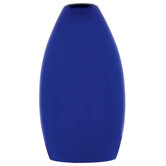 Oval-Shaped Case Blue Glass Shade