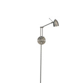 George's Reading Room Wall Sconce with Metal Shade