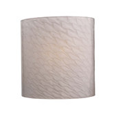 8.5" Wall Sconce with Pearlescent Glass