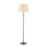 Lamps Floor Lamp with Off - White Fabric Shade