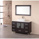 Milan Stanton 48" Modern Vanity with Vessel Sink