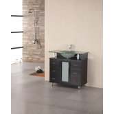 Huntington 36" Single Sink Vanity Set in Espresso