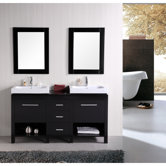 New York 60" Contemporary Bathroom Vanity