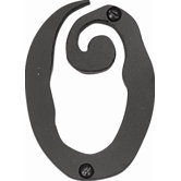 5.5" Large Scroll House Numbers