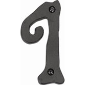 5.5" Large Scroll House Numbers