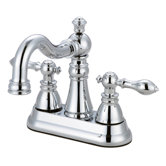 Centerset Bathroom Faucet with Double Handles