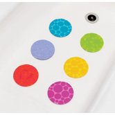 6 Pack Textured Grippy Dots Bathtub Toy