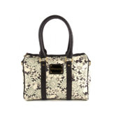 Floral Skull Satchel Bag
