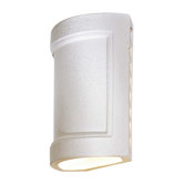 Small  Outdoor Wall Lantern in White - Dark Sky Compliant